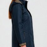 ARIS | Chaqueta Estructurada Mujer | Interior Leopardo | Calidad Premium KNS