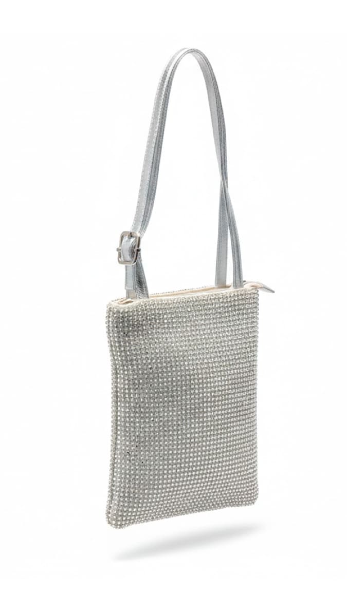 Bolso Vega | Bolso de Mano Metalizado | Estilo Monedero de Gala | KNS