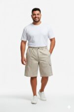 CABALLERO | Bermuda Hombre 100% Algodón | Tallas Especiales | KNS - Imagen 3