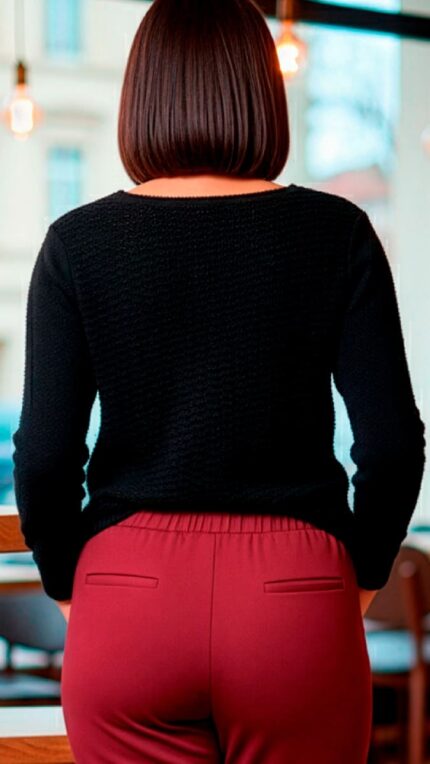 CLÁSICO | Jersey Punto Cuello Barco | Textura | Suavidad Premium