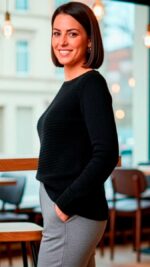 CLÁSICO | Jersey Punto Cuello Barco | Textura | Suavidad Premium