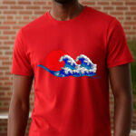 NAMI | Camiseta con Estampado Japonés | Calidad Premium | Moda Exclusiva KNS