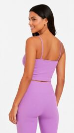 VERA | Crop Top Canalé | Punto Elástico Premium | Básicos KNS